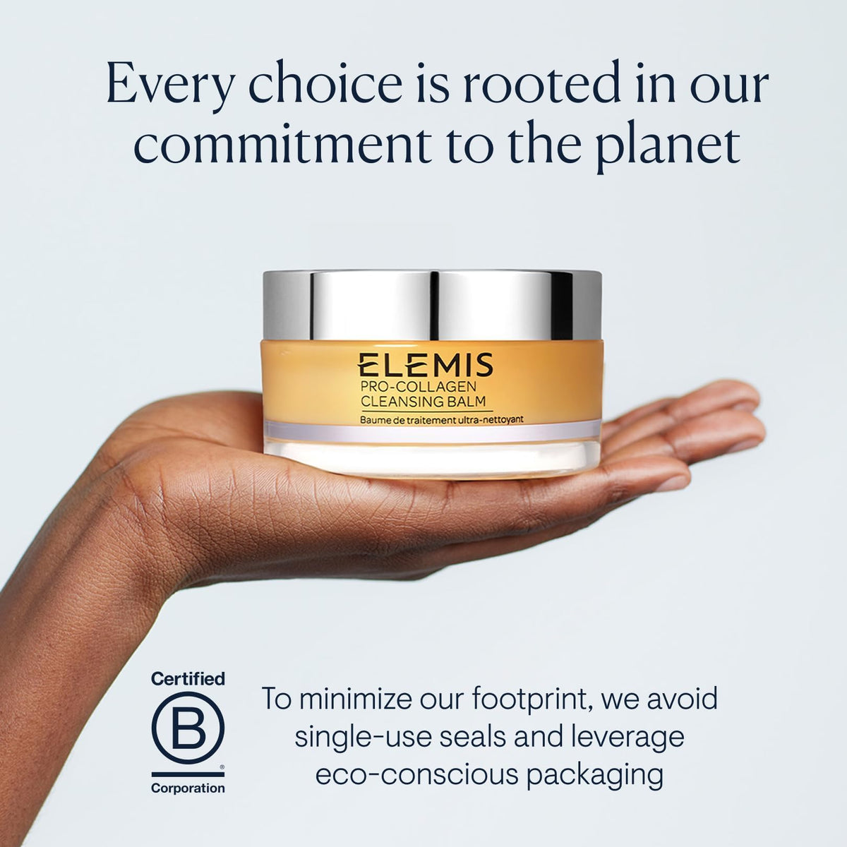 ELEMIS jar label closeup highlighting ingredients and formula transparency for informed buyers