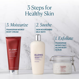 ELEMIS label close-up highlighting ingredients and transparency benefit