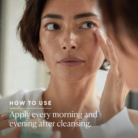 ELEMIS product on bathroom shelf in lifestyle setting suggesting daily routine uplift