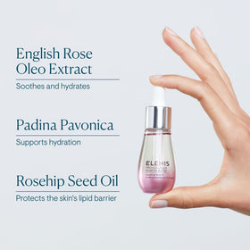 ELEMIS lifestyle vanity scene showing daily routine integration and glowing skin