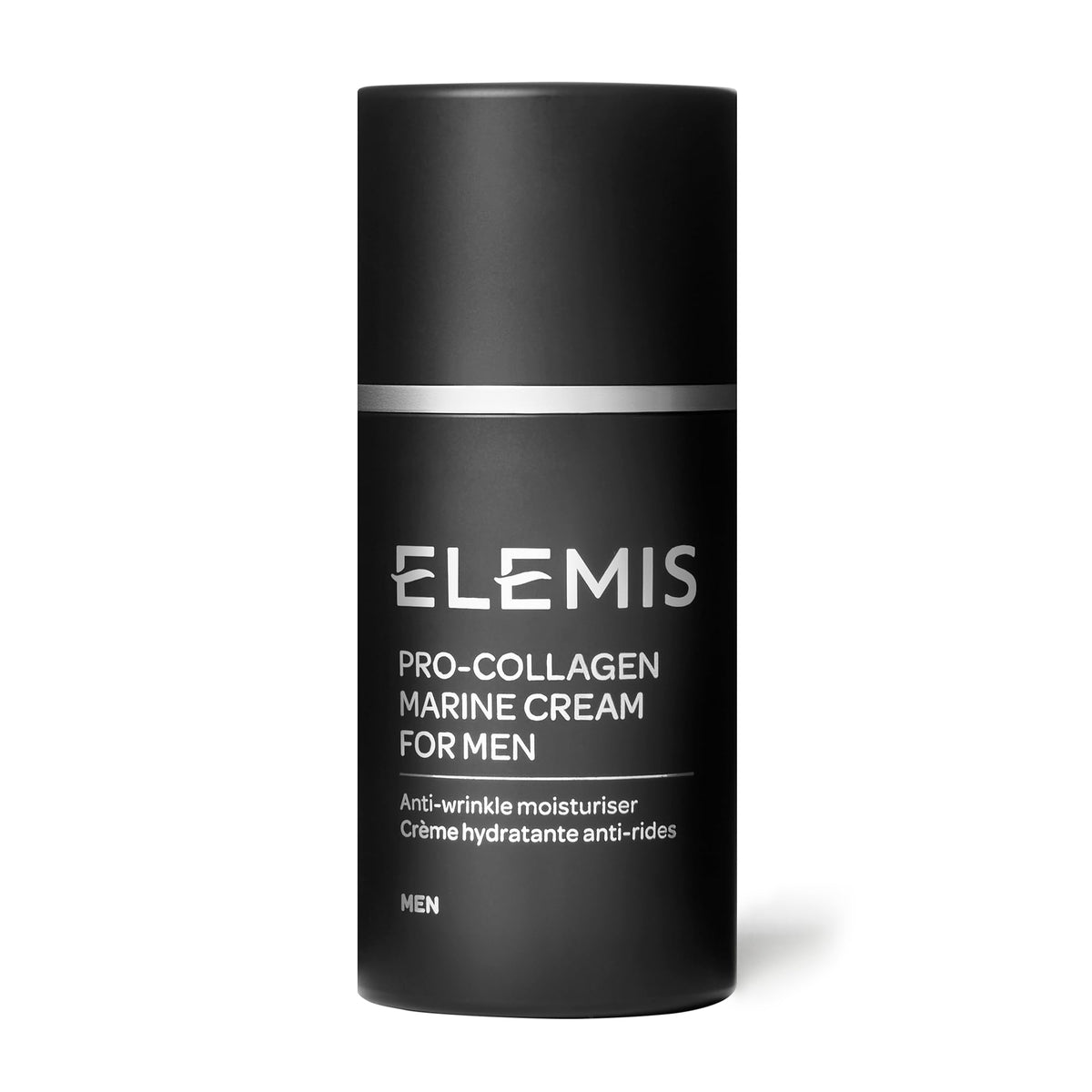 ELEMIS jar front view showing compact 30ml packaging and grooming benefit