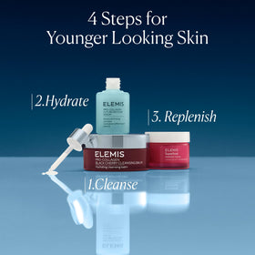 ELEMIS cream applied to hand demonstrating smooth, non-greasy absorption
