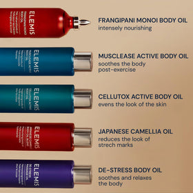 ELEMIS Musclease absorbed on skin showing lightweight finish and hydrated appearance