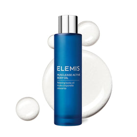 ELEMIS Musclease front packaging showing bottle and branding for quick identification