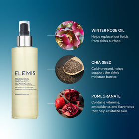 ELEMIS packaging label with ingredient list for informed choice benefit