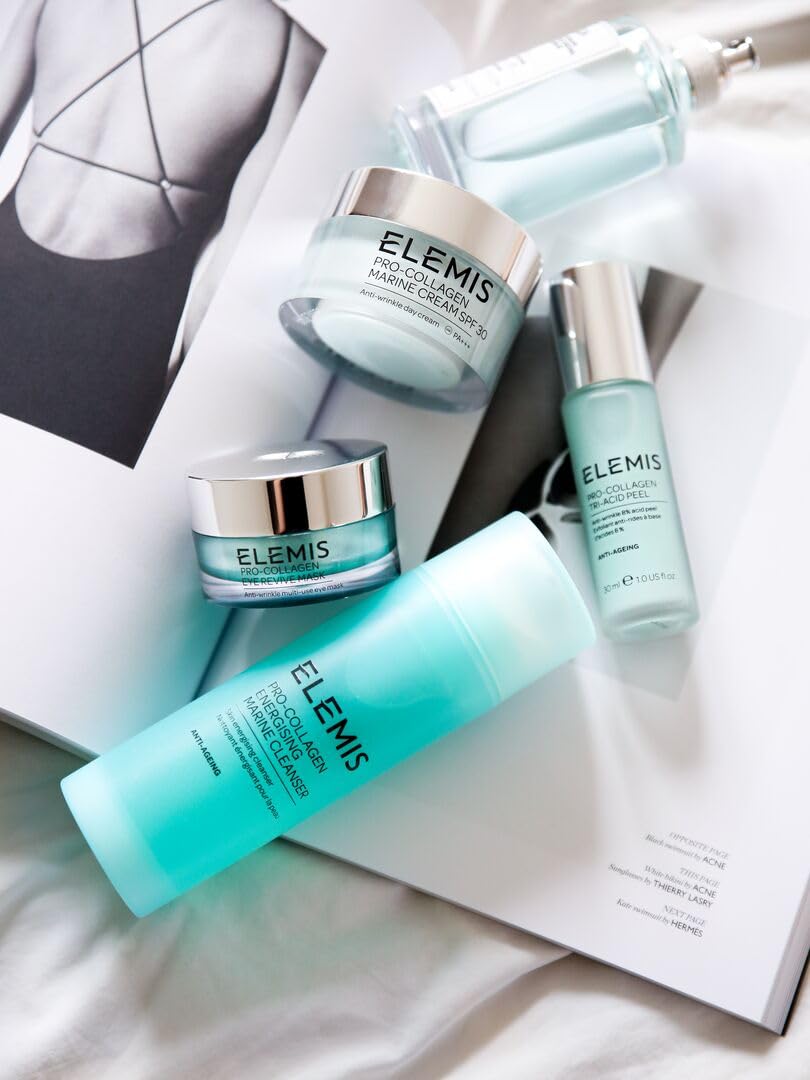 ELEMIS packaging label close-up highlighting mineral ingredients and product clarity
