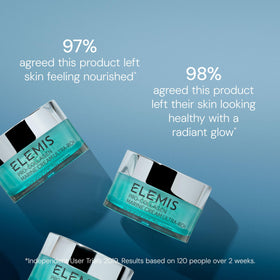 ELEMIS alongside padina pavonica seaweed, visualizing marine actives for firmness