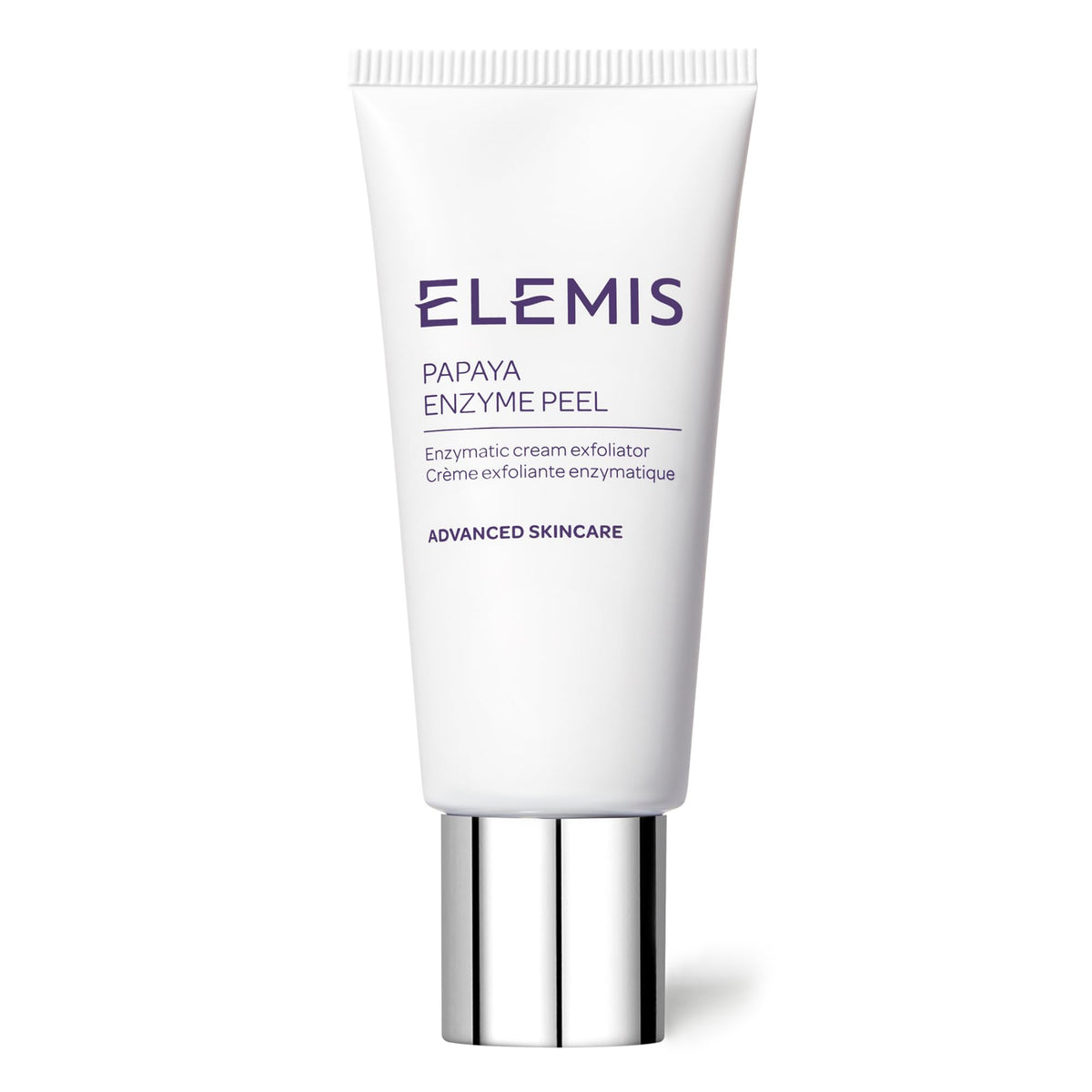 ELEMIS front packaging of papaya enzyme peel showing product label and size