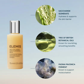 ELEMIS cleansing balm being massaged into skin demonstrating nourishing application