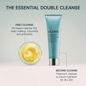 ELEMIS balm staged in bathroom showcasing ritual and luxury benefit