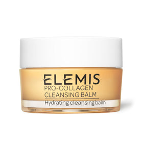 ELEMIS front packaging of cleansing balm showing jar and label, convenient travel benefit