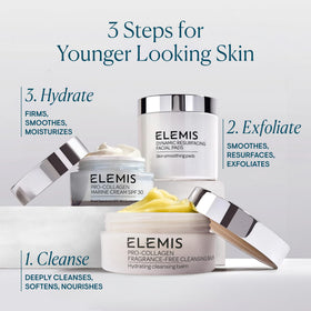ELEMIS balm applied as mask on cheek showing deep nourishment and hydration boost
