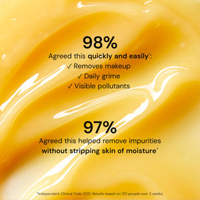 ELEMIS label close-up displaying brand and product clarity benefit