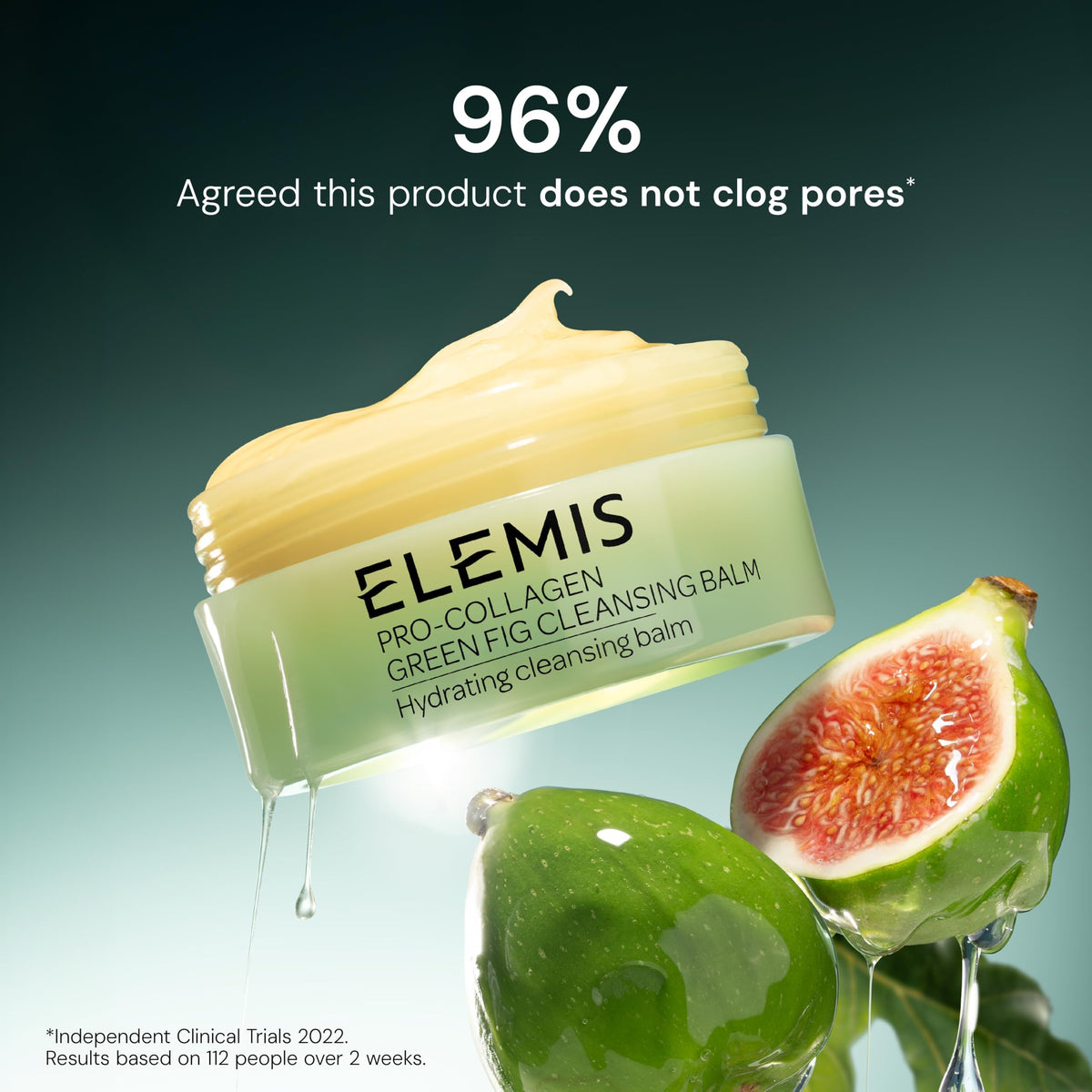 ELEMIS rinse close-up showing clean finish and hydrated-skin benefit