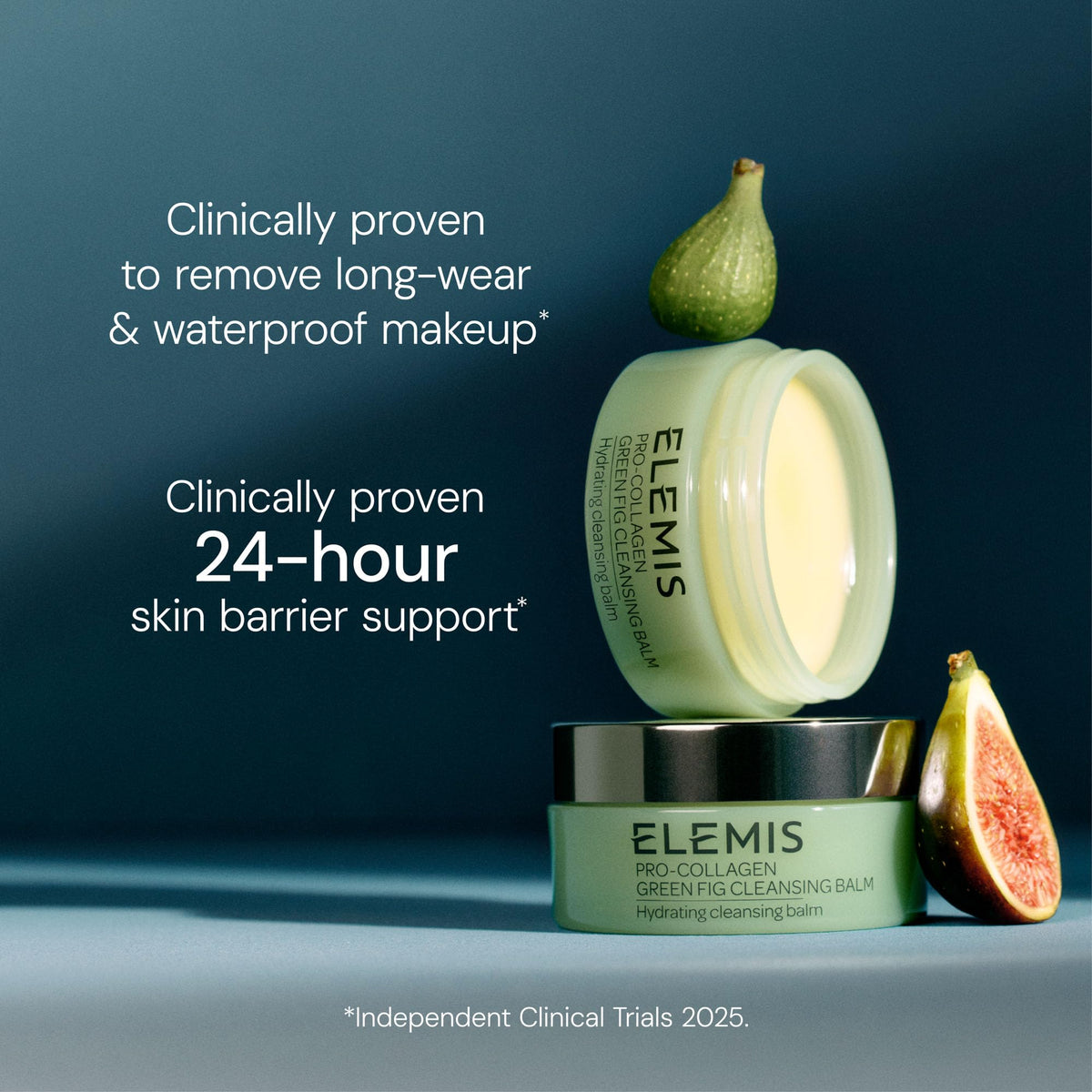 ELEMIS balm swatch on hand illustrating smooth glide benefit