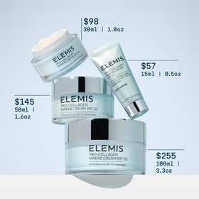 ELEMIS on bathroom vanity in lifestyle setting suggesting daily use