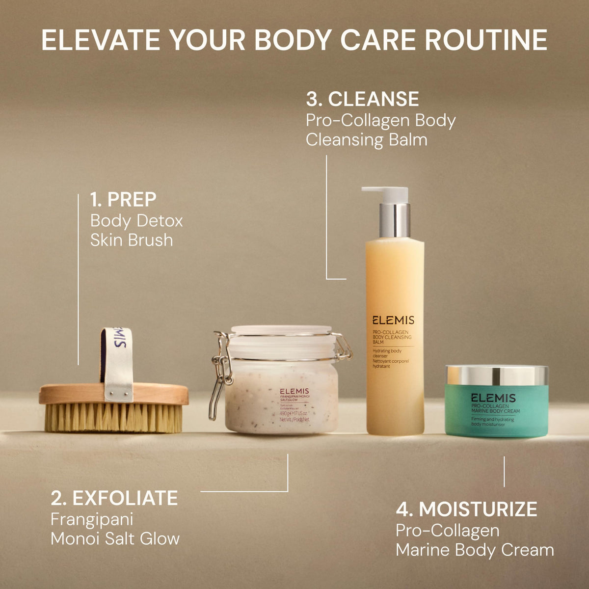 ELEMIS product in spa setting promoting relaxing skincare ritual benefit