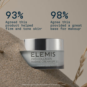ELEMIS open jar label visible highlighting product information clearly