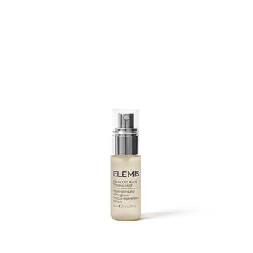 ELEMIS front bottle view showing compact 30ml size and clean design for portability