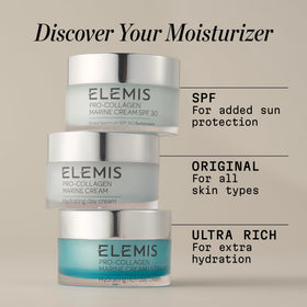 ELEMIS jar inside travel pouch showing compact design and on-the-go use