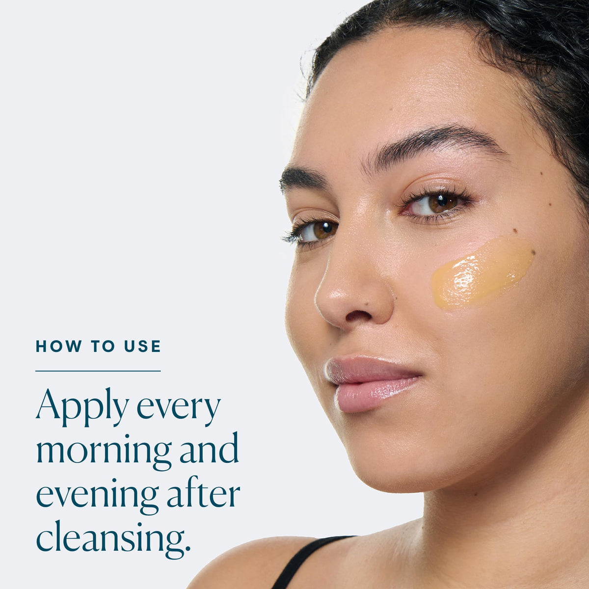 ELEMIS bottle staged with moisturizer and sunscreen for layered routine benefit