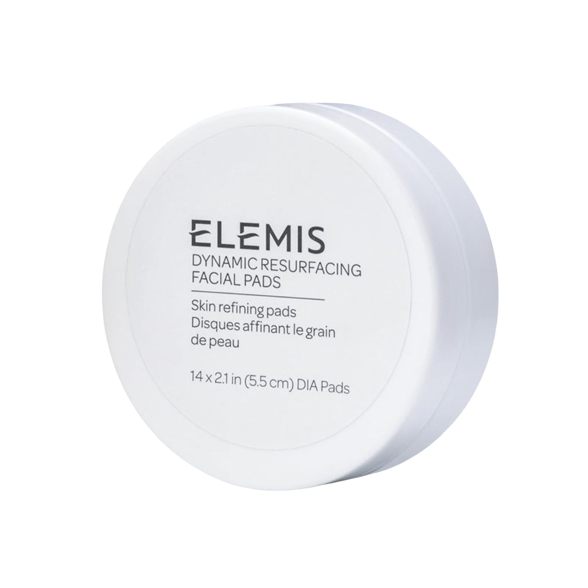 ELEMIS front packaging showing compact jar and branding, travel-friendly convenience