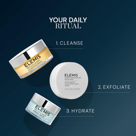 ELEMIS pads on bathroom counter staged for daily routine and effortless use