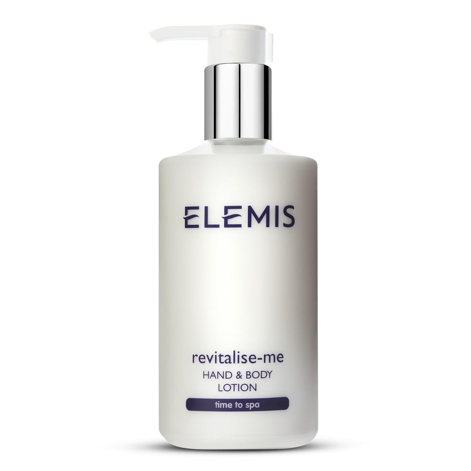 ELEMIS front packaging showing revitalise-me lotion and brand clarity
