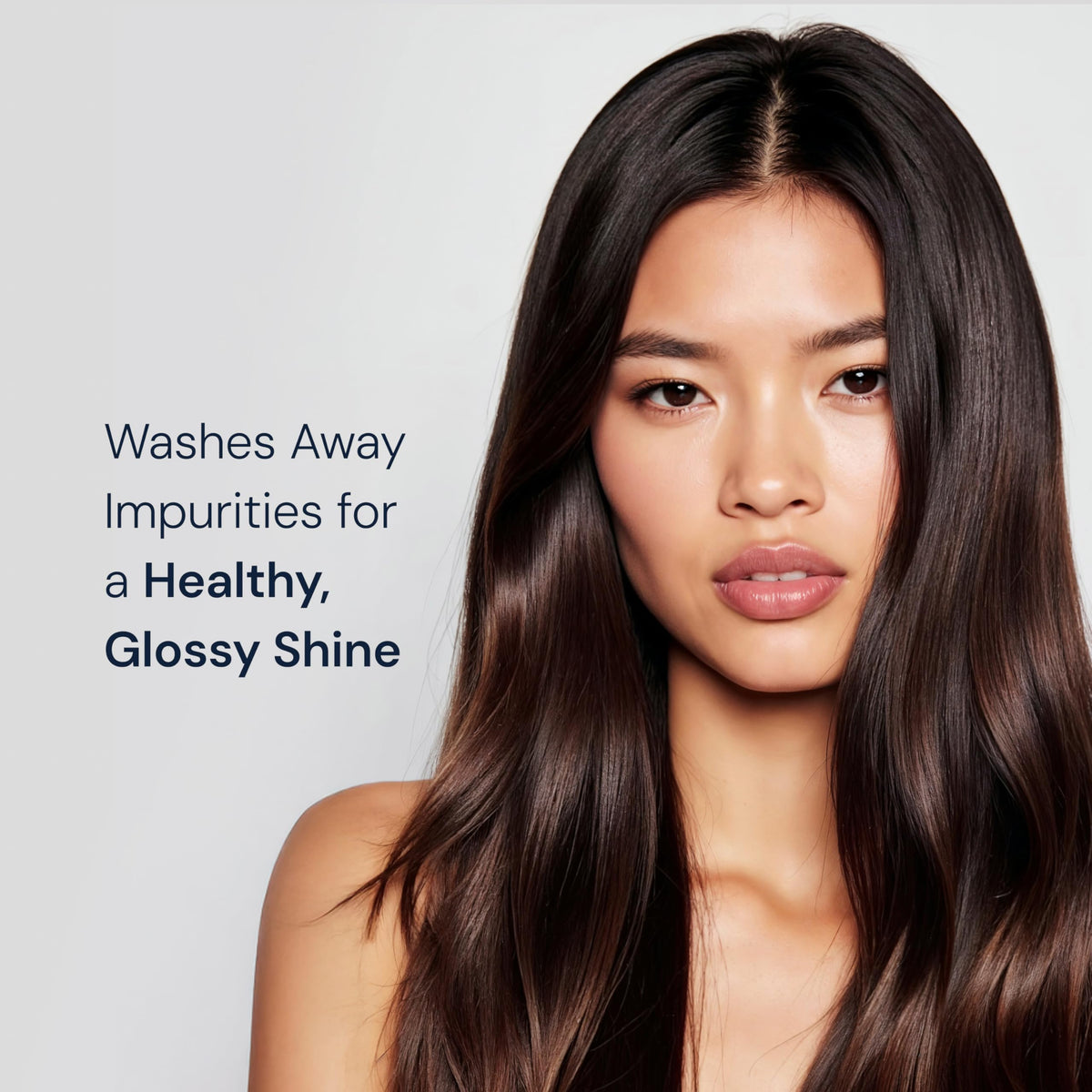 ELEMIS lather on wet hair demonstrating cleansing and softening action