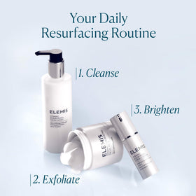ELEMIS applying serum along jawline demonstrating smooth, even coverage