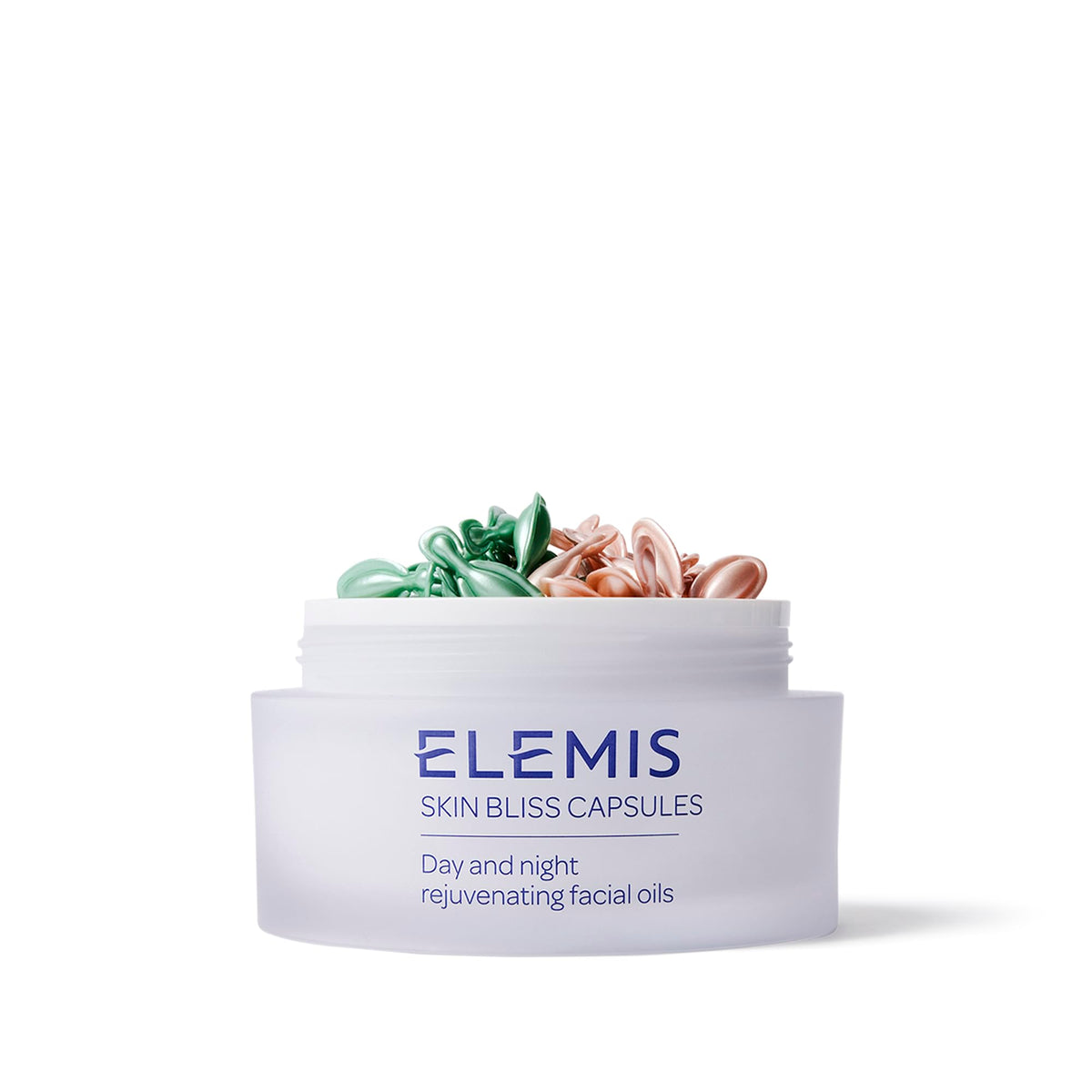 ELEMIS front packaging showing 60-count capsules and brand clarity benefit
