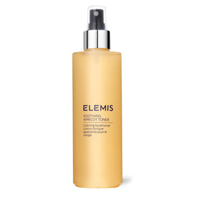 ELEMIS front packaging of soothing apricot toner showing product benefits