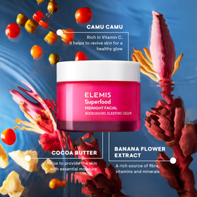ELEMIS Camu Camu ingredient close-up emphasizing antioxidant support