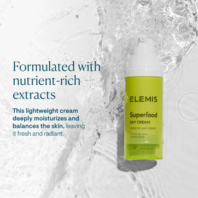 ELEMIS ingredients matcha and gogi berry highlighting antioxidant benefit