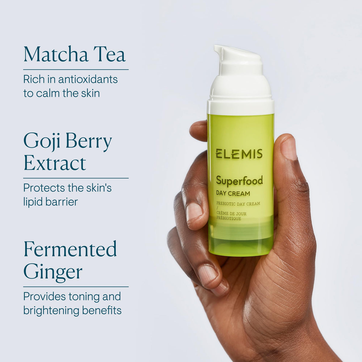 ELEMIS cream on a bathroom vanity suggesting morning skincare routine