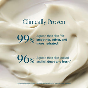 ELEMIS applied on hand to show spreadability and quick hydration