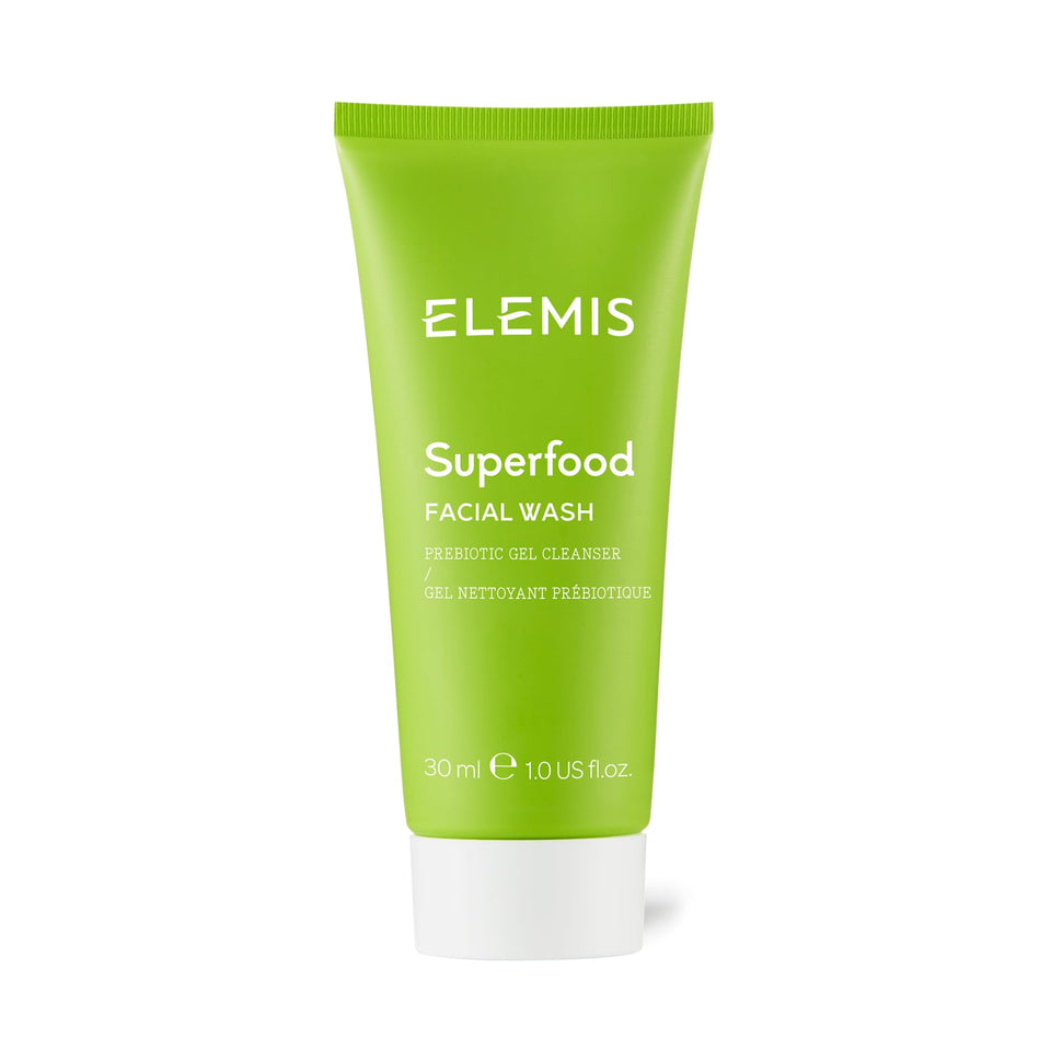 ELEMIS front tube view showing clean branding and travel-friendly size benefit