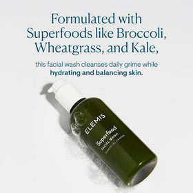 ELEMIS pump dispensing gel showing controlled amount and convenient use