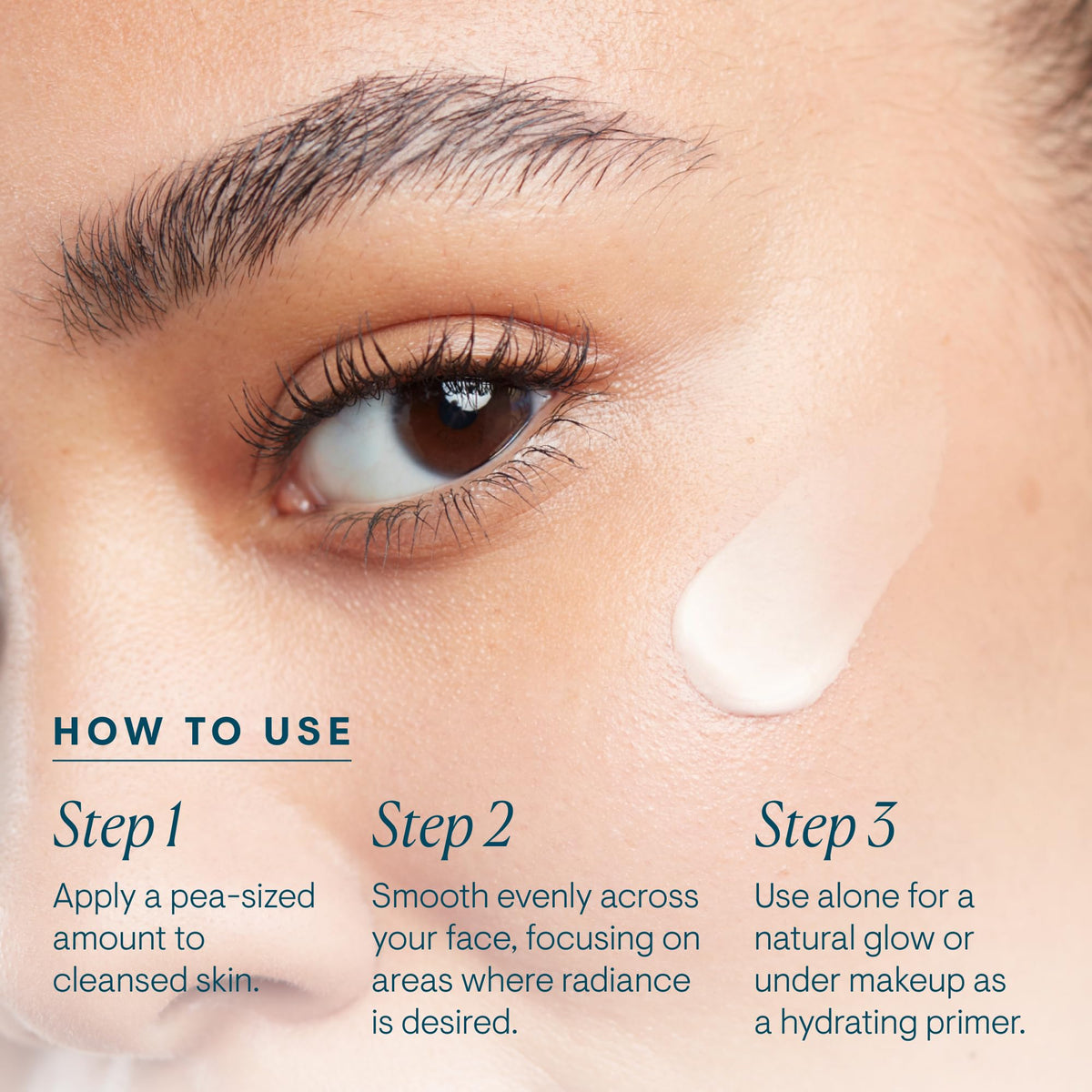 ELEMIS tube in a toiletry bag scene suggesting on-the-go radiance boost