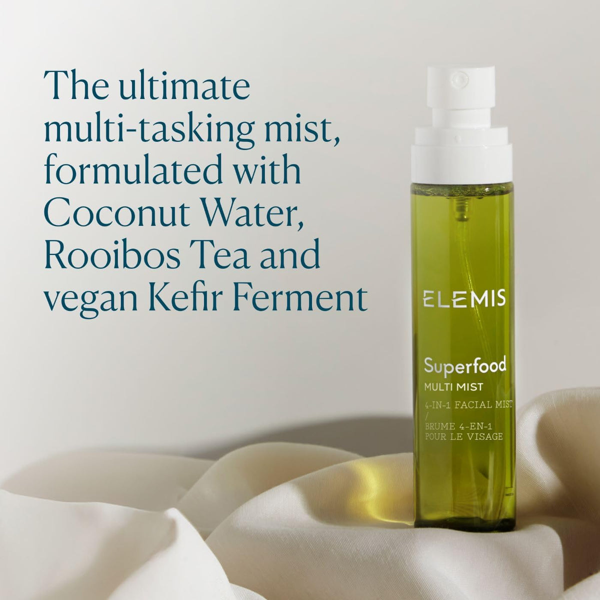 ELEMIS Superfood Multi Mist with rooibos and coconut ingredient close-up boosting antioxidants