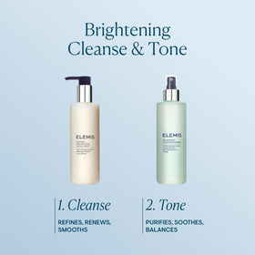 ELEMIS bottle with lavender sprigs conveying natural calming benefit