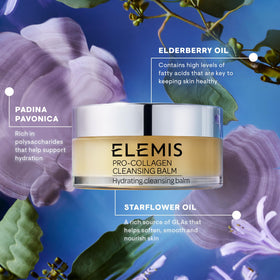 ELEMIS 100g jar next to a ruler demonstrating size and travel-friendly convenience