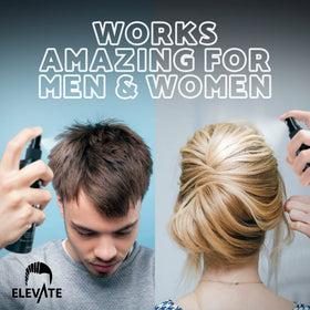 Elevate after application result showing natural coverage and confidence