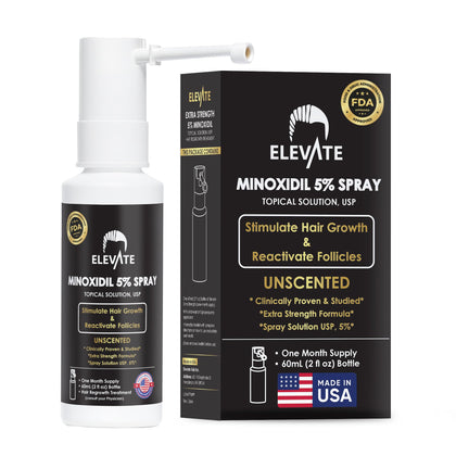 Elevate front bottle showing clean label and product benefit