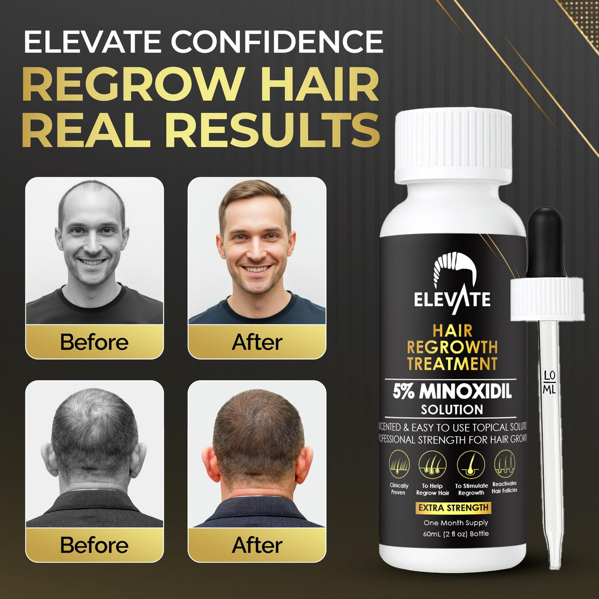 Elevate solution texture on palm illustrating quick absorption