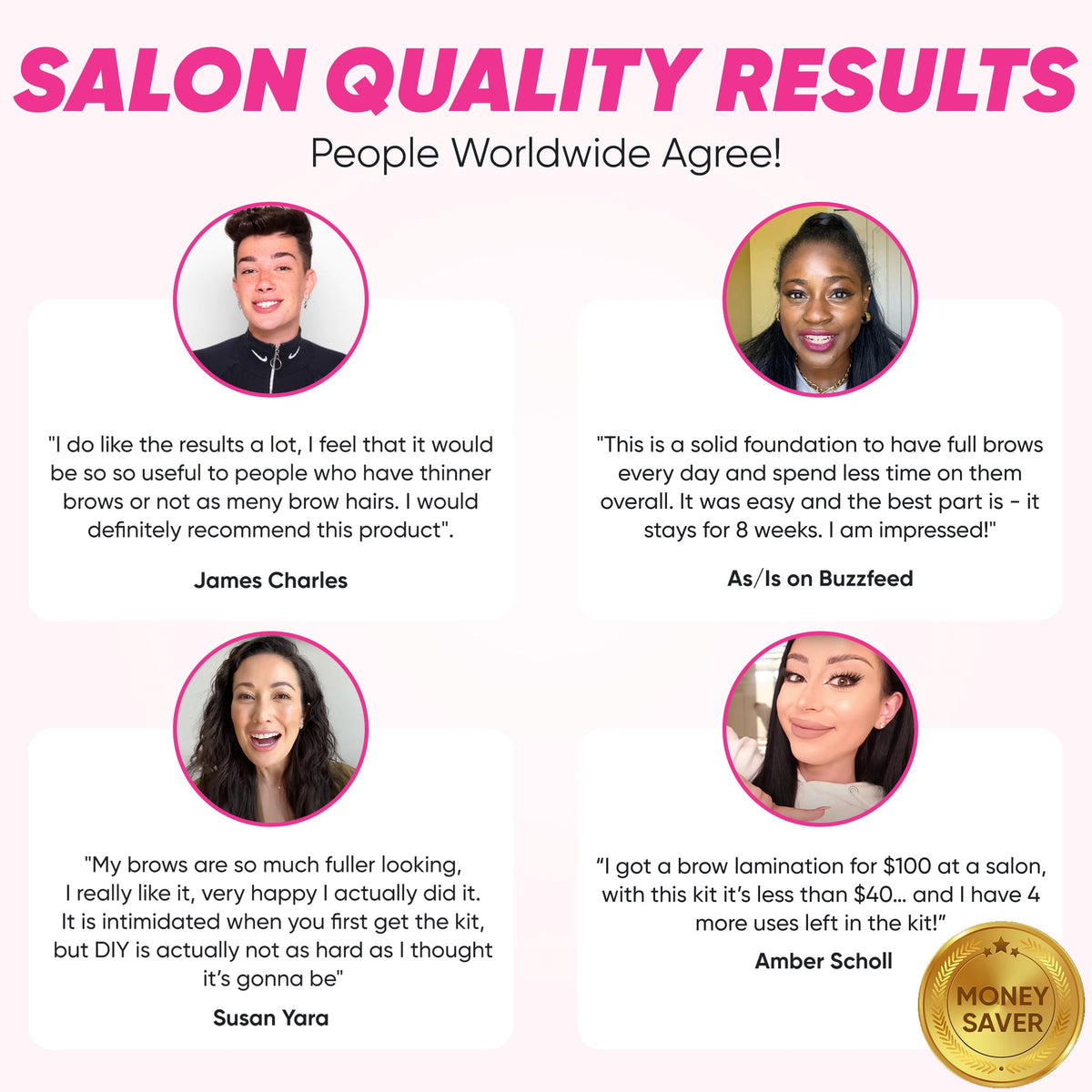 Elevate the Beauty before and after brows showing fuller lifted shape and definition