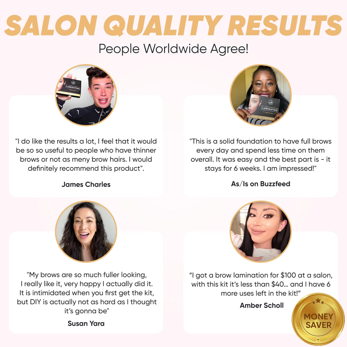 Elevate the Beauty in-use home application showing easy step-by-step benefit