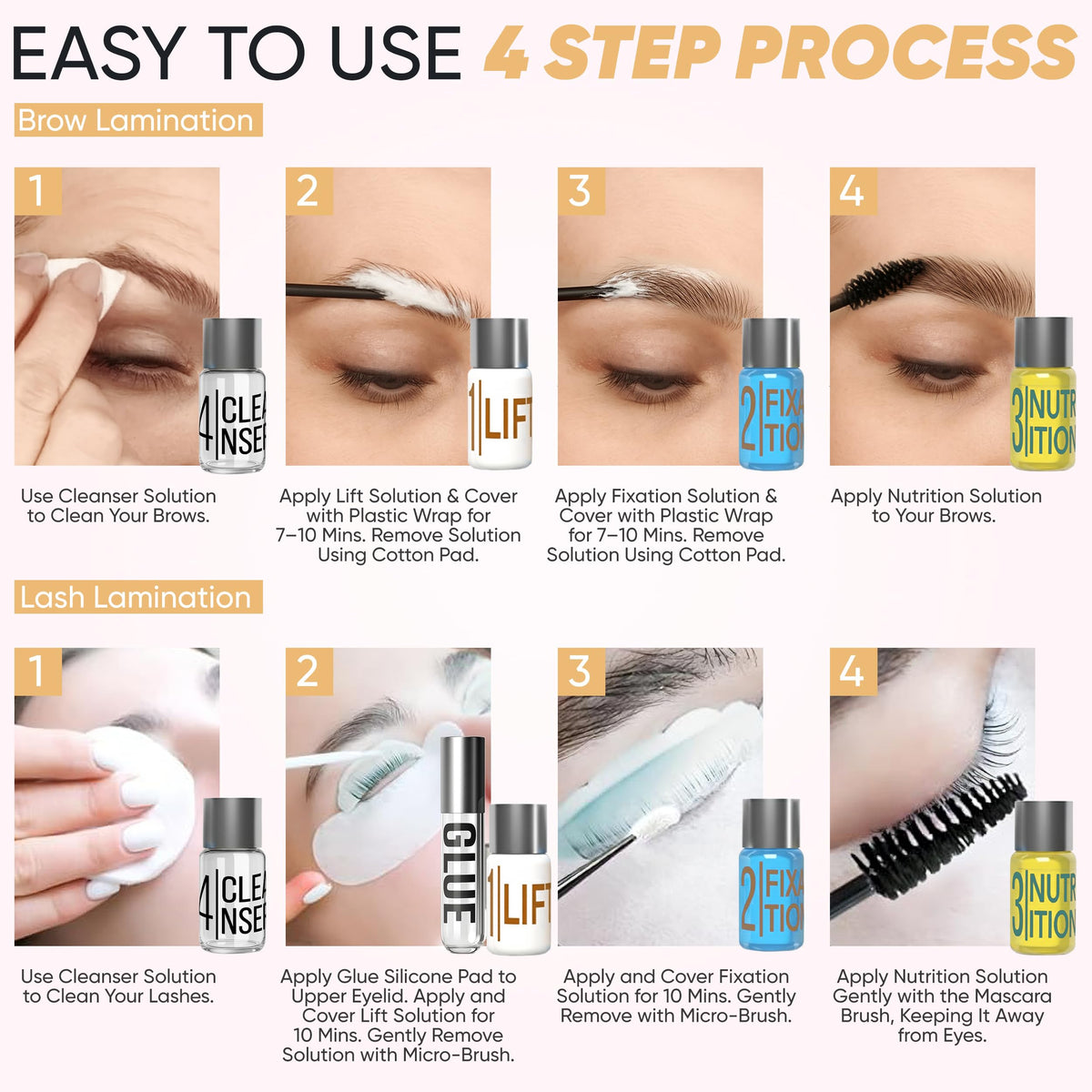 Elevate the Beauty ingredients label close-up emphasizing vegan cruelty-free formulation