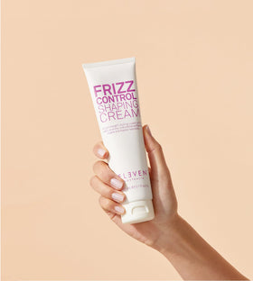 ELEVEN AUSTRALIA before and after images showing reduced frizz
