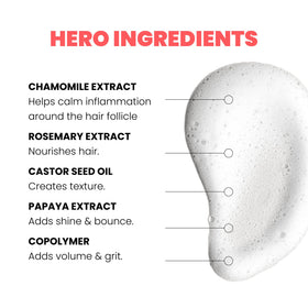 ELEVEN AUSTRALIA foam applied to damp hair demonstrating simple use